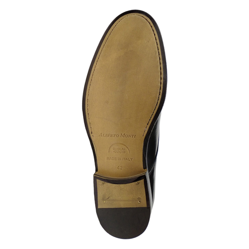 Handmade Classic calfskin Black color with double Buklet hand