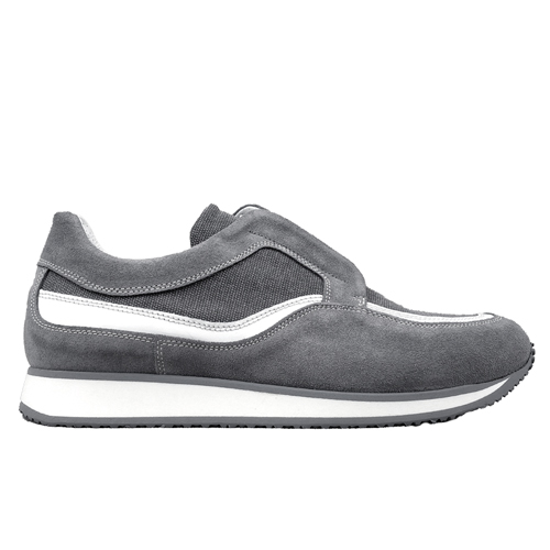 982 scarpa sportiva grigio tela profilo