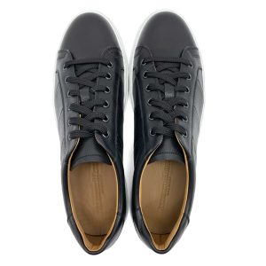 sneakers nera nappa uomo alberto monti 3