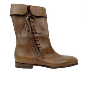 Stivale Storico h25 in Vitello Invecchiato Marrone