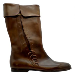 Stivale Storico h32 in Vitello Invecchiato Marrone