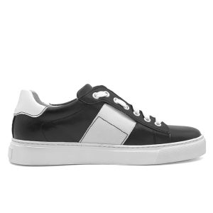 sneakers banda bianca donna alberto monti 4